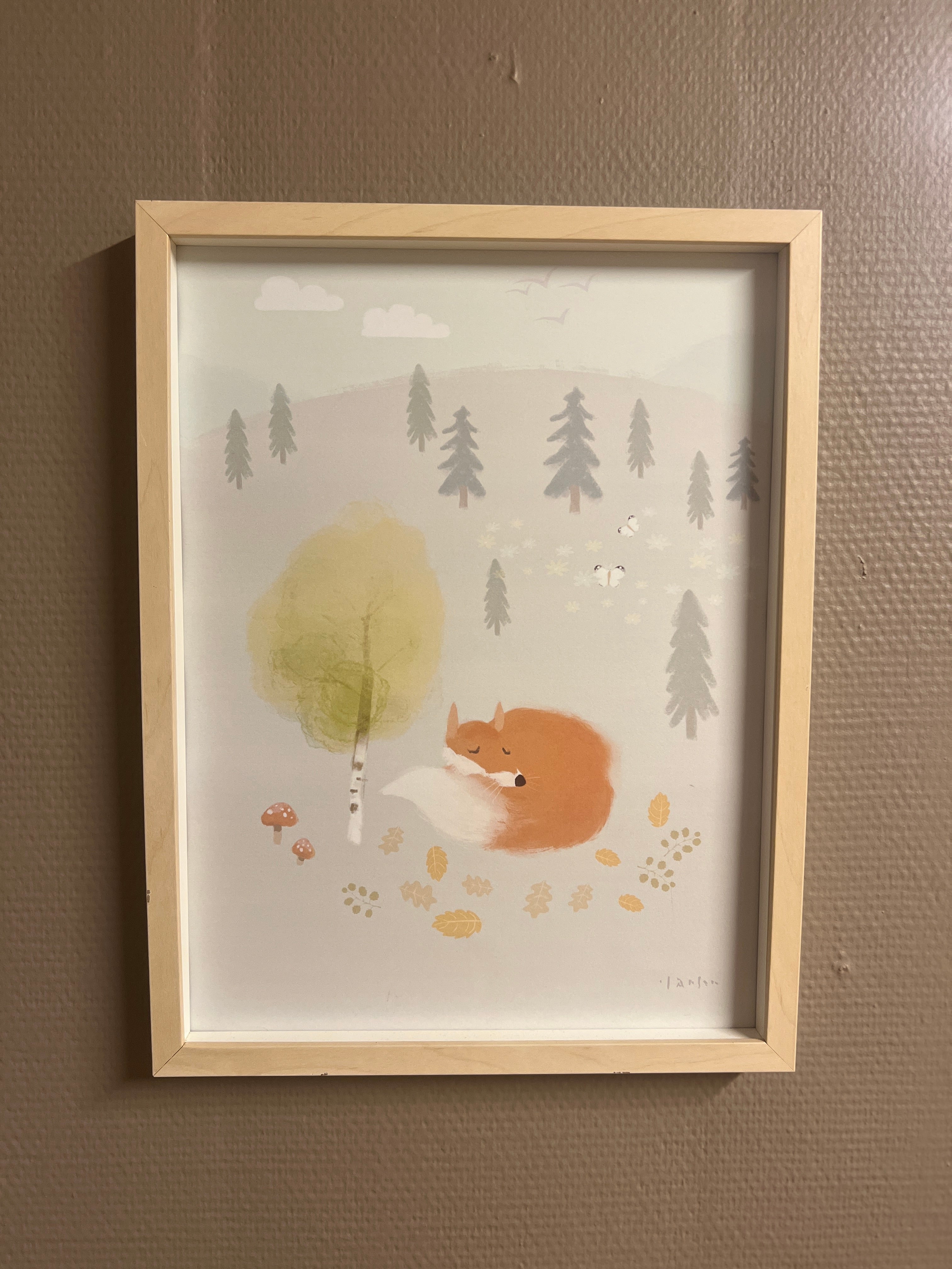 Barneplakat i nydelig norsk design - Motiv Rev